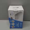 5 STARS UNITED Knee Pillow for Back Sleeping  Memory Foam Cushion for Sciatica Pain Relief  Under Leg Support for Sleeping on Back  Half Moon Bolster for Bed, White (Standard)