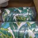 Outdoor High Back Patio Chair Cushions, Fade Resistant & Waterproof Tufted Seat and Back Cushions for Patio Furniture, Patio Chair Cushions 44x22 Inch, Set of 2, Lush Leaf Jungle, 44"x22"x4"