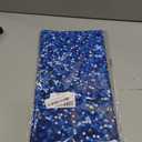 3pcs Blue Silver Tablecloths Denim and Diamonds Party Decorations Navy Blue and Silver Tablecloth Disposable Plastic Royal Confetti Rectangle Table Cover for Birthday Wedding Party Decor Supplies