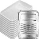 Bates 9 Inch Paint Tray with 10 Plastic Liners - Disposable Paint Roller Trays for Walls