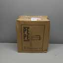 PEPE Mobility - Toilet Seat Riser with Handles 4 inch (Fits Round and Elongated up to 15"), Raised with Lid, Seniors