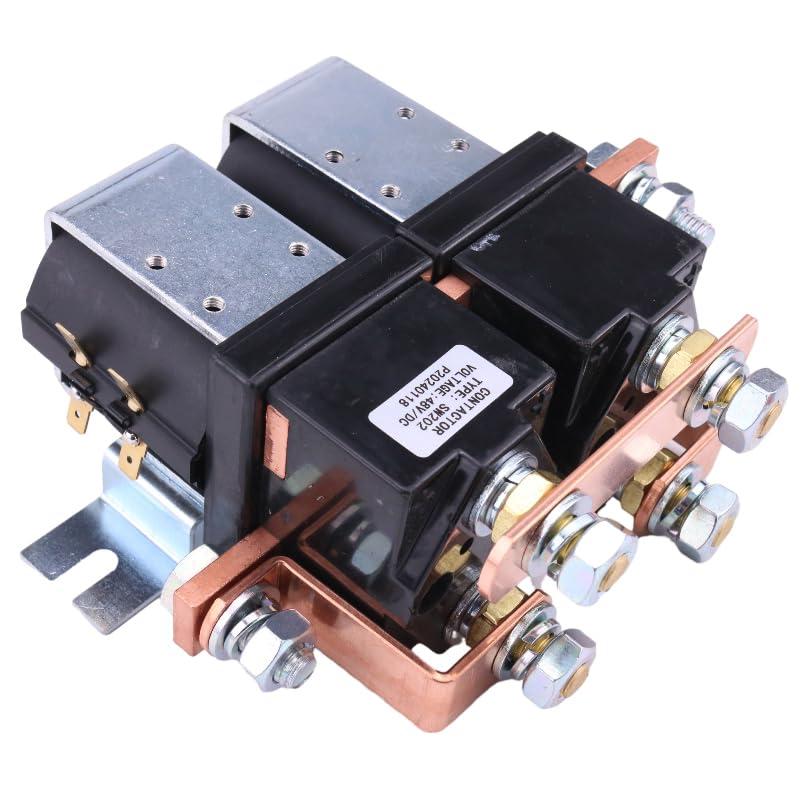 DVPARTS 48V 400A Reversing Contactor SW202 Compatible with Golf Cart Heavy Duty and Albright Electric