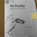 Pet Air Purifier for Home Large Room 2500 sq ft, H13 HEPA Washable Double-Sided Filter,Air Cleaner for Pet Hair Dander Odor Allergies Pollutant Smoke Dust,PM2.5 Air Quality Monitor,Auto Mode,P358 Grey