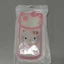 Cartoon Case for iPhone 17 Air 6.5'', Cute Cat Phone Holder Stand with Makeup Mirror, Kawaii Phone Cases, Funny Cool Unique Protective Cover for Women Teen Girls Kids (Pink)