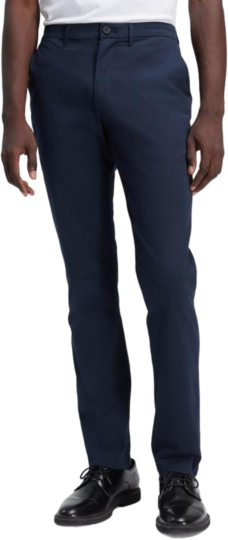 Calvin Klein Men's Slim Fit Infinite Flex Chinos (Blue), Size: 32W x 30L