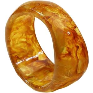 Bohemian Colorful Geometric Cuff Bangle Chunky Irregular Wide Bangle Bracelets Multiple Color Acrylic Resin Statement Jewelry for Women Party Jewelry