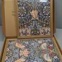 Fantasy Artists 3 piece Framed William Morris Wall Art Vintage Botanical Floral Art Wall Decor Painting Farmhouse Artwork Aesthetic Posters Prints for Living Room Bedroom Bathroom 12x16 inches