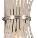 Kichler Baile 16.2 Inch 2 Light Wall Sconce in Natural Brass and Black, 16.25x12.5x8