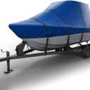 Seal Skin Covers T-Top Boat Cover, Waterproof & Heavy-Duty Cover for Center Console Boats, Fits 26'-28'L x 108" W (Beam), UV & Fade Resistant, Secure Fit with Straps for All-Weather Protection