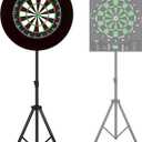 CyeeLife Dartboard Stand, Professional Portable Tripod Dartboard Travel Stand, Black