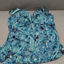 Women's Underwire Tankini Top Only - Tummy Control Bathing Suit Top No Bottom 2025, Size 24 W