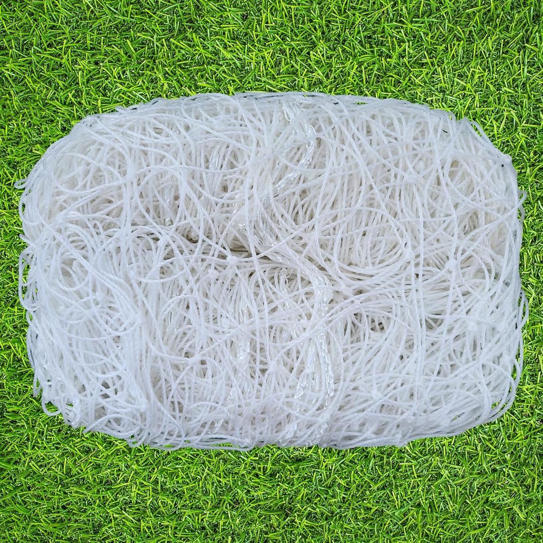 Soccer Goal NET. Weatherproof, Polyethylene Twine Net (24'x8', 21'x7', 18'x7', 18.5'x6.5', 12'x6', 10'x6')