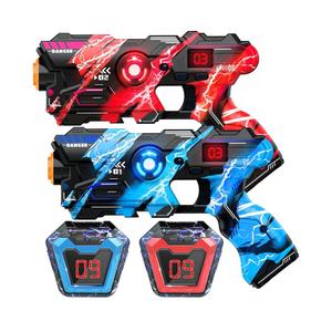 Laser Tag Guns Set of 2 with Digital LED Score Display Vests Laser Tag Inoor Outdoor Toys for Kids Ages 8 9 10 11 12+ Boys Girls Children Teens Adults Birthday Gifts Toys Christmas Blue/Red