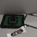 Cantis Case for iPad (A16) 11th/ 10th Generation 11/ 10.9 Inch 2025/ 2022, Shockproof Case for iPad 11 with Screen Protector/ Rotating Stand/ Adjustable Shoulder Strap/ Pen Holder, Black+Alpine Green