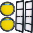 Replacement EF 6 & DCF 25 Filters for Eureka Airspeed SuctionSeal AS1104A AS1092A Series Endeavor 5400 Nimble EL8600 Series