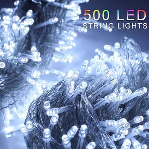 500 LED 100 Meters (328feet) Wedding Party Fairy String Light Christmas Light Lamp (White)