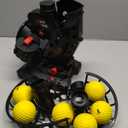 Upgraded Electronic Baseball Pitching Machine, Adjustable Angles & Speed, AC Adapter or Battery Powered, Comes with  Dimpled Balls, for Batting and Fielding Practice of Low Level
