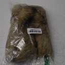 Faux Fur Ribbon Soft and Fluffy DIY Craft Garland Party Decoration Furry Patch Ribbon for Pillowcase Fur Ball Carpet Pet Pad 3Inch*40 Inch Brown