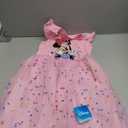 Disney Princess Frozen Elsa Minnie Stitch Toddler Girl Tulle Tutu Dress Ruffle Sleeve Mesh Summer Birthday Party Clothes (8-9 Years)
