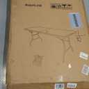 Bblife 6FT Folding Tables Heavy Duty White Foldable Table, Multi-Functional Fold up Table for Outdoor Camping Picnic Parties, Indoor Events Training with 330lbs Static Weight Capacity