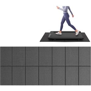 Walking Pad Treadmill Mat for Carpet Floors,55x24 Hardwood Floor Protection, Mats for Under Walking pad/Treadmill/Bike/Exercise Equipment on Carpets, Noise Shock Absorption, Stationary