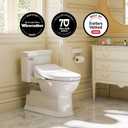 TOTO® WASHLET® S5 Electronic Bidet Toilet Seat with Instantaneous Water Heating, PREMIST and EWATER+ Wand Cleaning, Elongated, Cotton White - SW3446#01