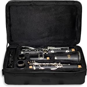 GKW Bb Clarinet  Student & Intermediate, Complete Set with Accessories, Easy Maintenance, Clear Sound, Ideal for School Band and Beginners