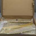 Wokceer 9.2 FT Large Circle Balloon Arch Stand Gold Metal Round Arch Backdrop Stand for Wedding Ceremony Birthday Party Bridal Shower Anniversary Background Decoration