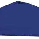 MQoutdoor Pop up Canopy Tent Replacement Top only Suitable for Straight Leg Without Central Pole Canopy, Width of 118x118 inches, excluding Tent Frame, Dark Blue
