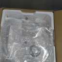 ZMISHIBO Ceiling Fans with Lights and Remote, 19.7'' Low Profile Ceiling Fan, 3000-6000K Dimmable Modern Flush Mount LED Fan Light, 6 Wind Speeds, White Fandelier Ceiling Fans for Bedroom