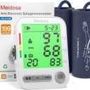 Blood Pressure Monitor for Home Use, Rechargeable Automatic Digital BP Machine with 2 Cuffs (9-17'' & 13-21''), Adjustable Upper-Arm Blood Pressure Cuff, Large LCD Backlit Display, 2x199 Sets Memory