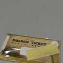 Golden Ticket With Lucky Coin, Scratch Card With Envelope, Surprise Gift Reveal for Birthday, Wedding, Concert, Cinema Voucher, Raffle Gift for Kids, Women, Men