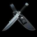 Commando knife Movie Replica Handmade Hunting Knife with Leather Sheath | Outdoor Survival Knife | Hunting & Camping Gear | Gift for Him