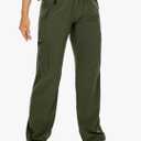 Womens Hiking Pants Quick Dry UPF 50 Lightweight Travel Golf Cargo Safari Pants Zipper Pockets M