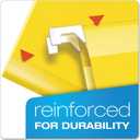 Pendaflex Reinforced Hanging File Folders, Letter Size, Yellow, 1/5 Cut, 25/BX (4152 1/5 YEL)