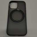 TORRAS 360 Magnetic Stand for iPhone 17 Case, [Rotatable Sturdy Kickstand][Fit for MagSafe][4X Mil-Grade Shockproof] Slim Translucent Phone Cover, Camera Button, Obsidian Black, Ostand O3 Fitness