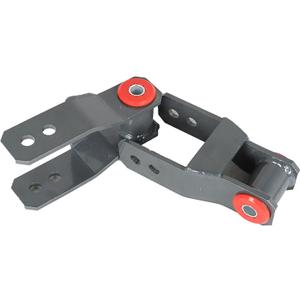 labwork Pair 1-2" Rear Adjustable Lift Shackle Kit Leveling Spring Shackles Replacement for Cherokee XJ 1984-2001