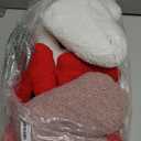 5 Pcs Valentine's Day Pillow Valentine's Day Gifts Heart Shaped Red and Pink Soft Throw Pillow Plush Heart Cushion for Girls Friends Gift Sofa Living Dining Room Decoration (Red)