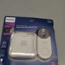 Philips Wireless Security Doorbell Chime Kit, Decoy Doorbell Camera, Motion-Activated Light, Decoy Doorbell Home Security Cameras, Wireless Doorbell Chime, 150 Ft Range, White, DES6572WB/37