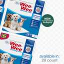 Four Paws Wee-Wee Superior Performance Unscented Little Pee Pads for Small Dogs, Leak-Proof Dog Housebreaking Potty Training Floor Protection, 16.5"x23.5", 28 Count
