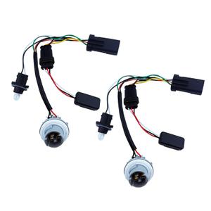 Converters Harness Adapters for Dodge Ram 2013-2018, 2Pcs, Red, Automotive Tail Light Adapter, Wiring Adapter