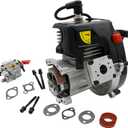 FLMLF Rc Car 2-Stroke 4 Bolt 32CC 11HP Competition Reed Case Engine for 1/5 HPI ROFUN ROVAN KM Baja LT FG QL FID MCD DBXL GoPed RedCat Parts