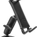 ARKON Mounts - Car Phone Holder | Secure Grip | Heavy Duty | Drill Base Car Phone Mount | Spring-loaded holder expands up to 7.25 inches | For iPhone, Samsung, Google, Nokia, and other Smartphones