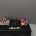 17.5" Portable DVD Player with 15.6" Large HD Screen, 6 Hours Rechargeable Battery, Support USB/SD Card/Sync TV and Multiple Disc Formats, High Volume Speaker, Black