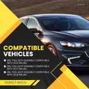 DRL Fog Light Assembly Compatible with 2016 2017 2018 Malibu