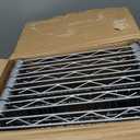 Homdox 6-Tier Storage Shelf Wire Shelving Unit Free Standing Rack Organization with Caster Wheels, Stainless Side Hooks, Silver Gray | Rack Organization, with Caster Wheels, Stainless Side Hooks