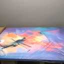 YYYYHPP YP0675 Canvas Wall Art Colorful abstract acrylic painting Wall Art Modern Art on Blue Background Picture Painting for Living Room Bedroom and Office Home Kitchen