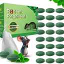 12PCS Rodent Mice Repellent, Peppermint Oil to Repel Mouse and Rats, Rodent Mice Repellent for Car Engines