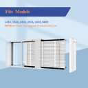 2 Pack 410 Replacement Filter, Compatible with AprilAire 410 Whole House Air Purifiers Models,1410,1610,2410,2416,3410,4400,MERV11 HVAC Furnace Filter Replacement,Actual Size:16"x28"x4" Air Filter