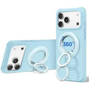 SYNCWIRE for MagSafe Ring Phone Holder, 360° Rotation Magnetic Cell Phone Grip Dual-Sided Magnets Phone Ring Kickstand Compatible with iPhone 17 16 15 14 13 12 Pro Max MagSafe, Android, Samsung etc.